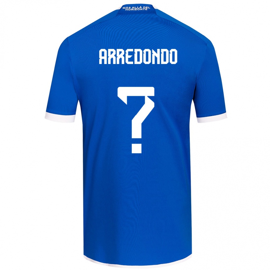 Niño Fútbol Camiseta Milovan Arredondo #0 Azul Blanco 1ª Equipación 2024/25 Argentina