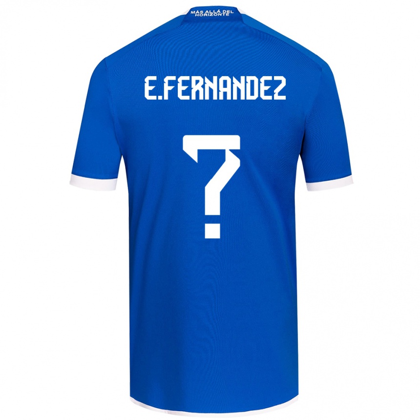 Niño Fútbol Camiseta Enzo Fernández #0 Azul Blanco 1ª Equipación 2024/25 Argentina