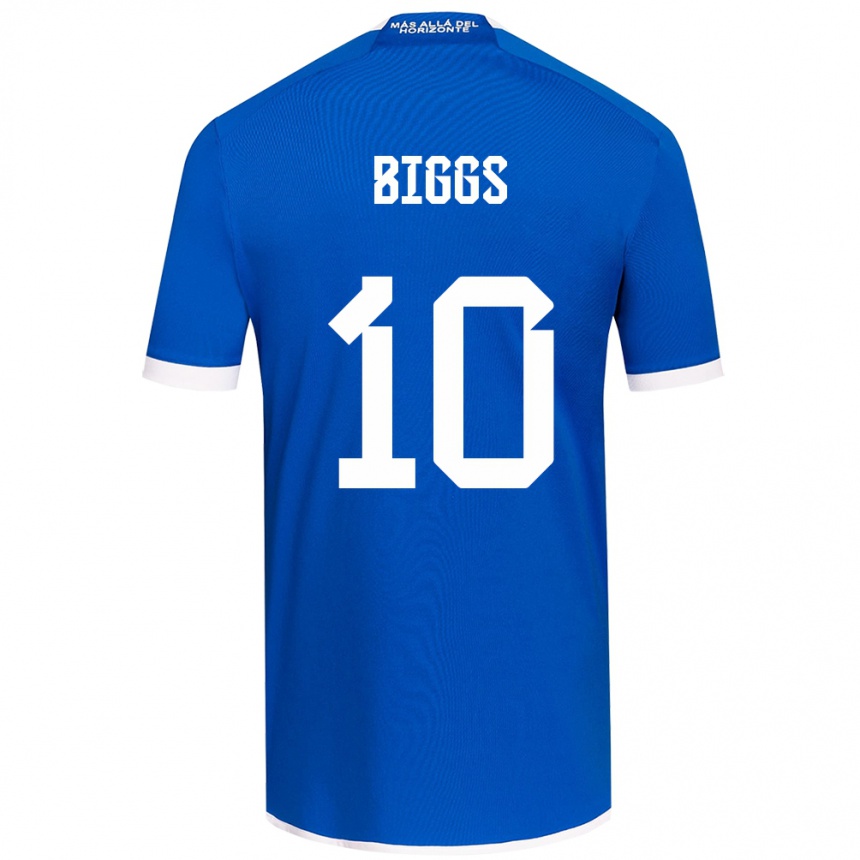 Niño Fútbol Camiseta Nicole Denise Fajre Biggs #10 Azul Blanco 1ª Equipación 2024/25 Argentina