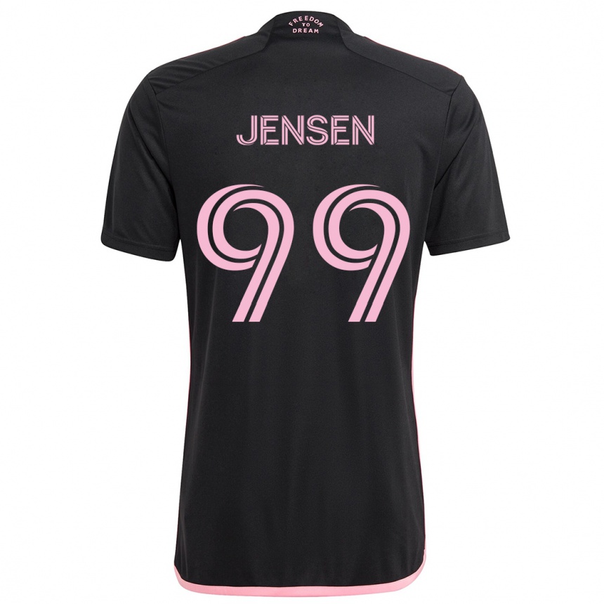 Niño Fútbol Camiseta Cole Jensen #99 Negro 2ª Equipación 2024/25 Argentina