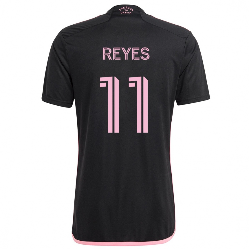 Niño Fútbol Camiseta Dairon Reyes #11 Negro 2ª Equipación 2024/25 Argentina