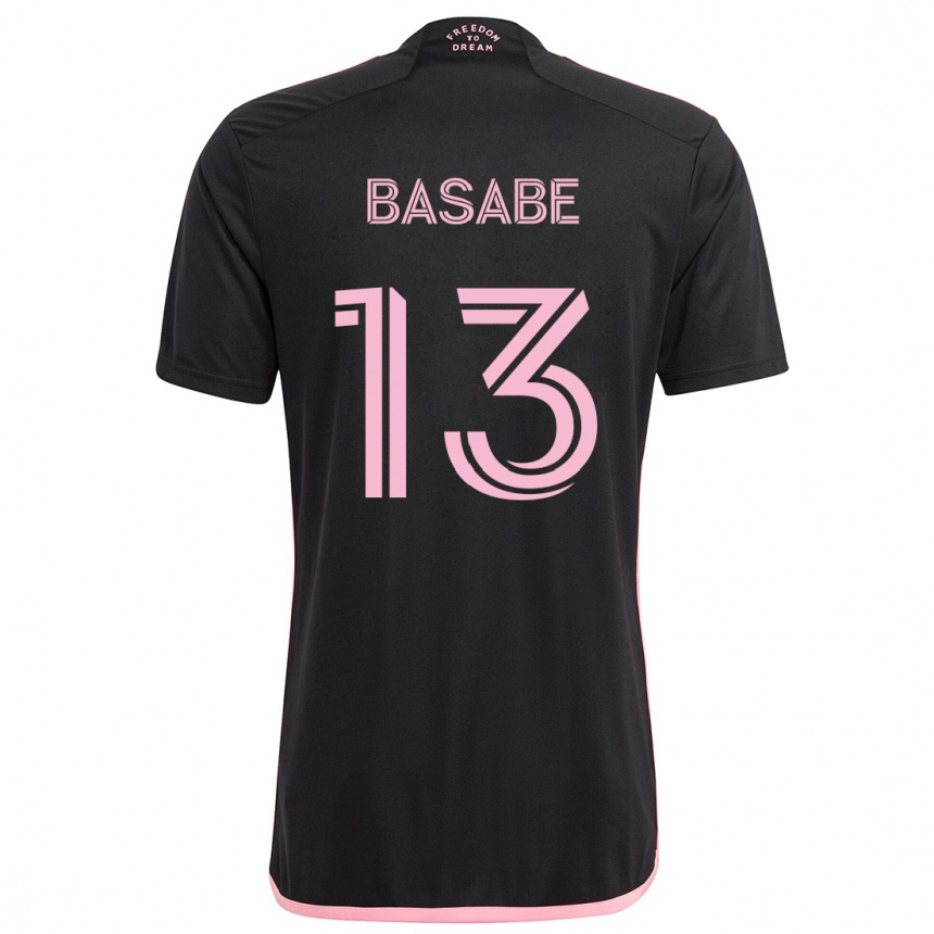 Niño Fútbol Camiseta Samuel Basabe #13 Negro 2ª Equipación 2024/25 Argentina