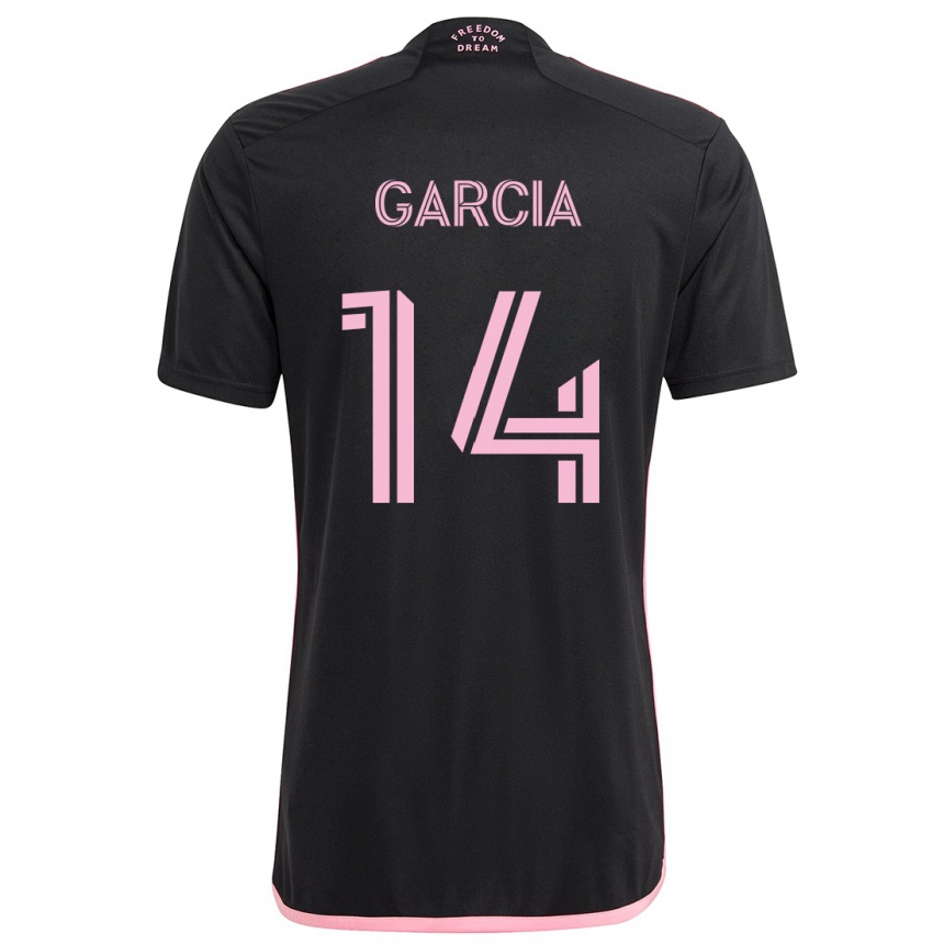 Niño Fútbol Camiseta Santiago Garcia #14 Negro 2ª Equipación 2024/25 Argentina