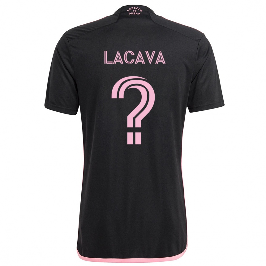 Niño Fútbol Camiseta Jake Lacava #0 Negro 2ª Equipación 2024/25 Argentina