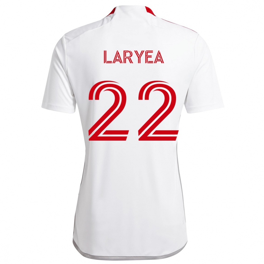 Niño Fútbol Camiseta Richie Laryea #22 Blanco Rojo 2ª Equipación 2024/25 Argentina