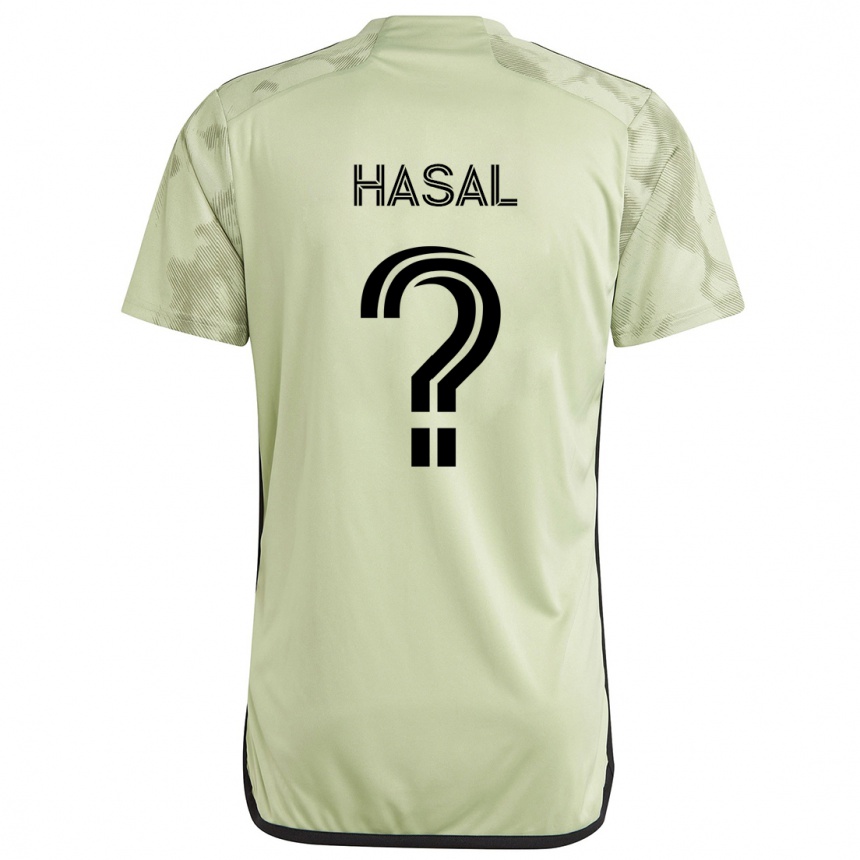 Niño Fútbol Camiseta Thomas Hasal #0 Verde Claro 2ª Equipación 2024/25 Argentina