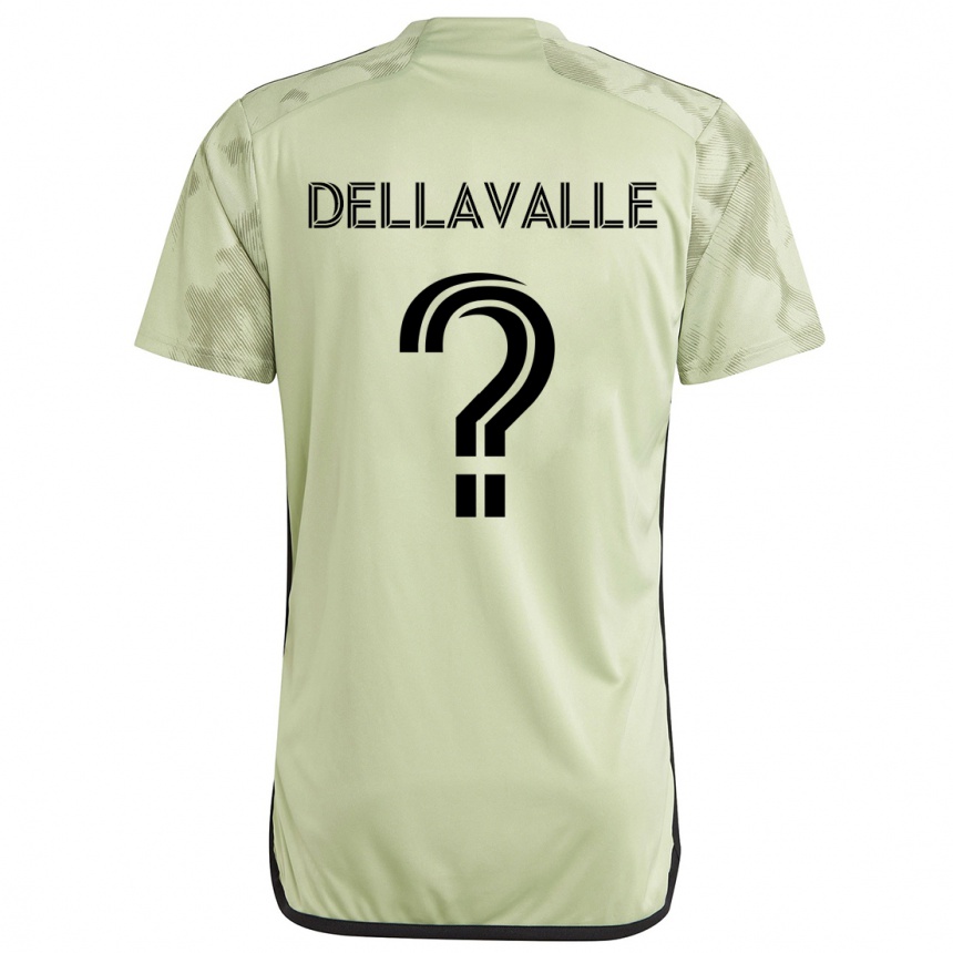 Niño Fútbol Camiseta Lorenzo Dellavalle #0 Verde Claro 2ª Equipación 2024/25 Argentina