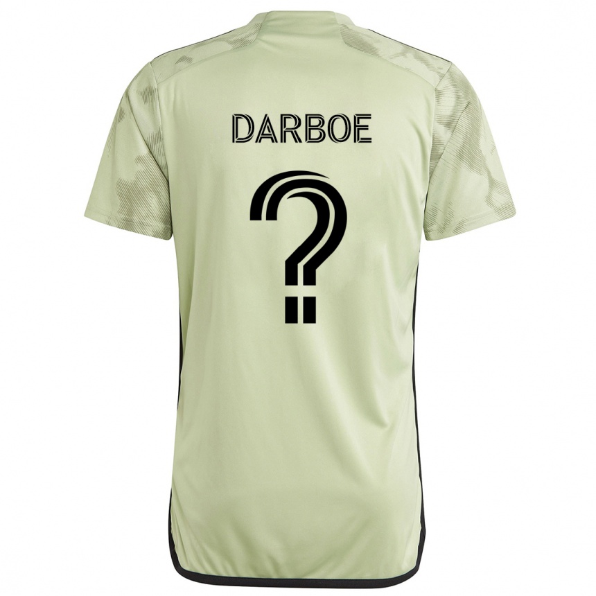 Niño Fútbol Camiseta Bajung Darboe #0 Verde Claro 2ª Equipación 2024/25 Argentina