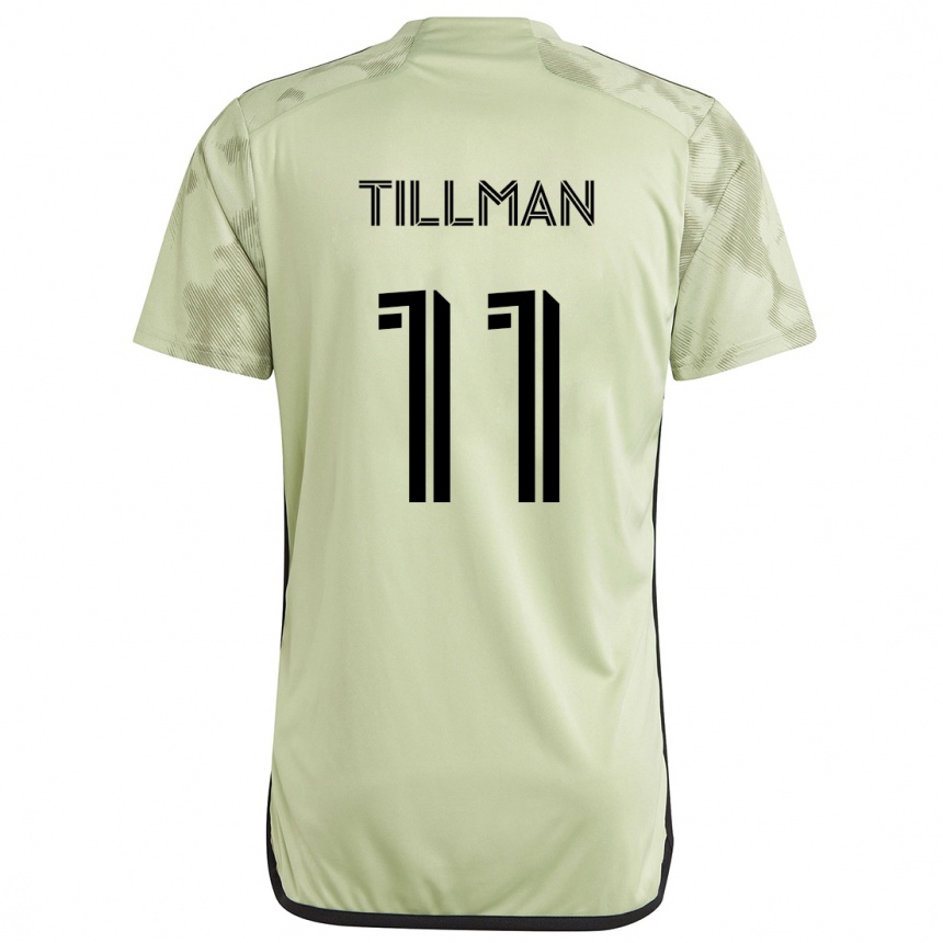 Niño Fútbol Camiseta Timothy Tillman #11 Verde Claro 2ª Equipación 2024/25 Argentina