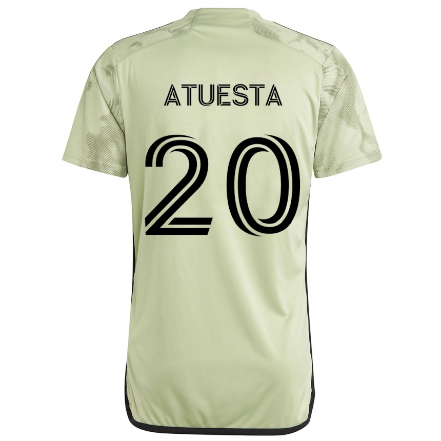 Niño Fútbol Camiseta Eduard Atuesta #20 Verde Claro 2ª Equipación 2024/25 Argentina