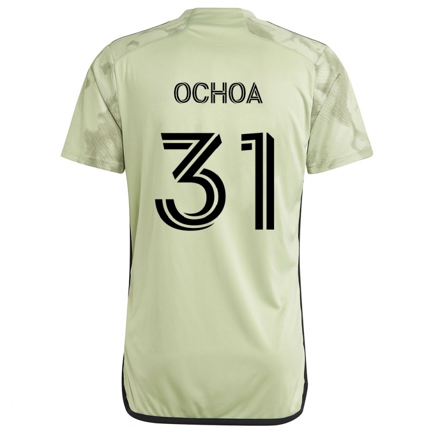 Niño Fútbol Camiseta David Ochoa #31 Verde Claro 2ª Equipación 2024/25 Argentina