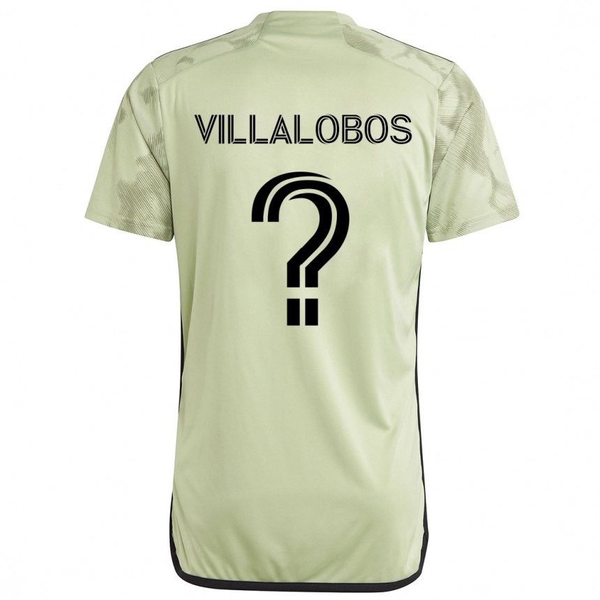 Niño Fútbol Camiseta Kristian Villalobos #0 Verde Claro 2ª Equipación 2024/25 Argentina