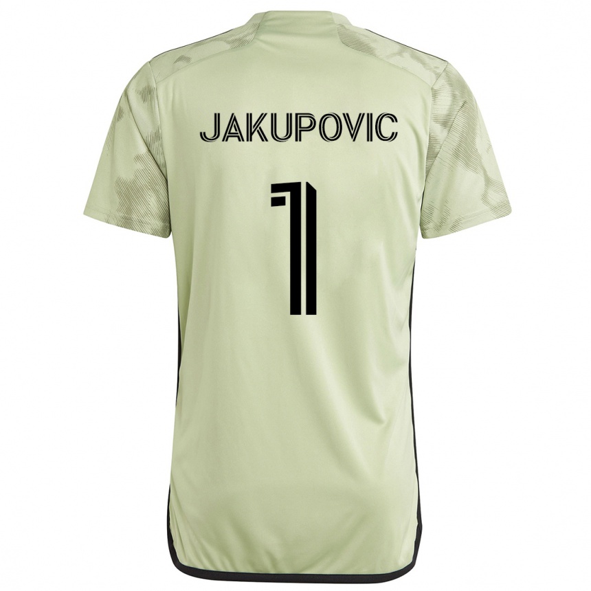 Niño Fútbol Camiseta Eldin Jakupović #1 Verde Claro 2ª Equipación 2024/25 Argentina