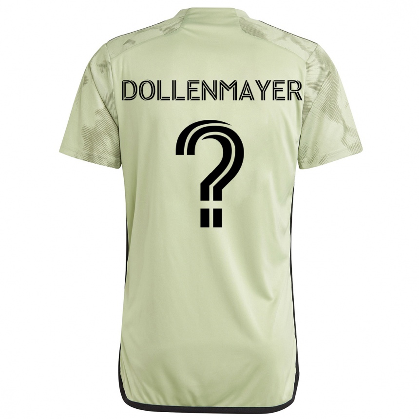 Niño Fútbol Camiseta Noah Dollenmayer #0 Verde Claro 2ª Equipación 2024/25 Argentina