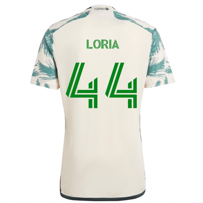 Niño Fútbol Camiseta Marvin Loría #44 Beige Marrón 2ª Equipación 2024/25 Argentina