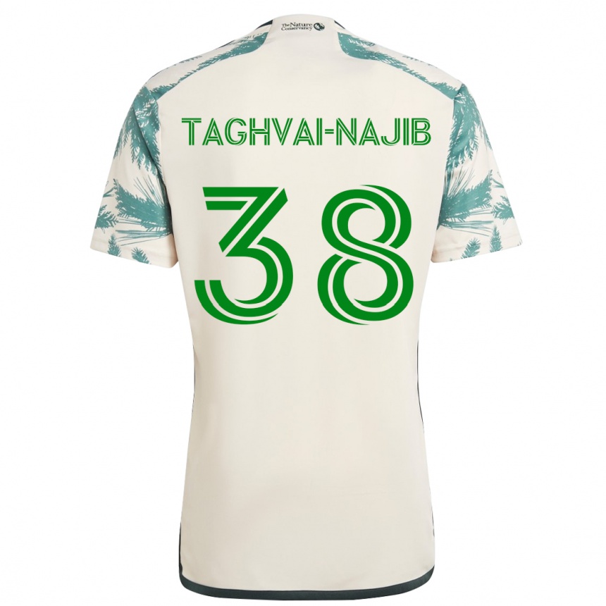 Niño Fútbol Camiseta Braxton Taghvai-Najib #38 Beige Marrón 2ª Equipación 2024/25 Argentina