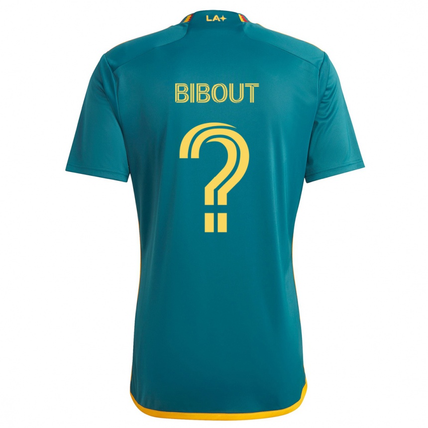 Niño Fútbol Camiseta Aaron Bibout #0 Verde Amarillo 2ª Equipación 2024/25 Argentina