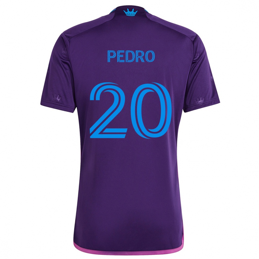 Niño Fútbol Camiseta João Pedro #20 Azul Morado 2ª Equipación 2024/25 Argentina