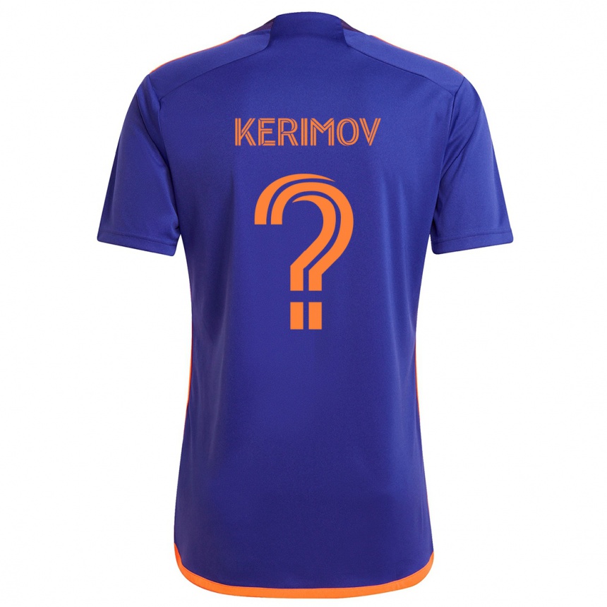 Niño Fútbol Camiseta Roman Kerimov #0 Púrpura Naranja 2ª Equipación 2024/25 Argentina