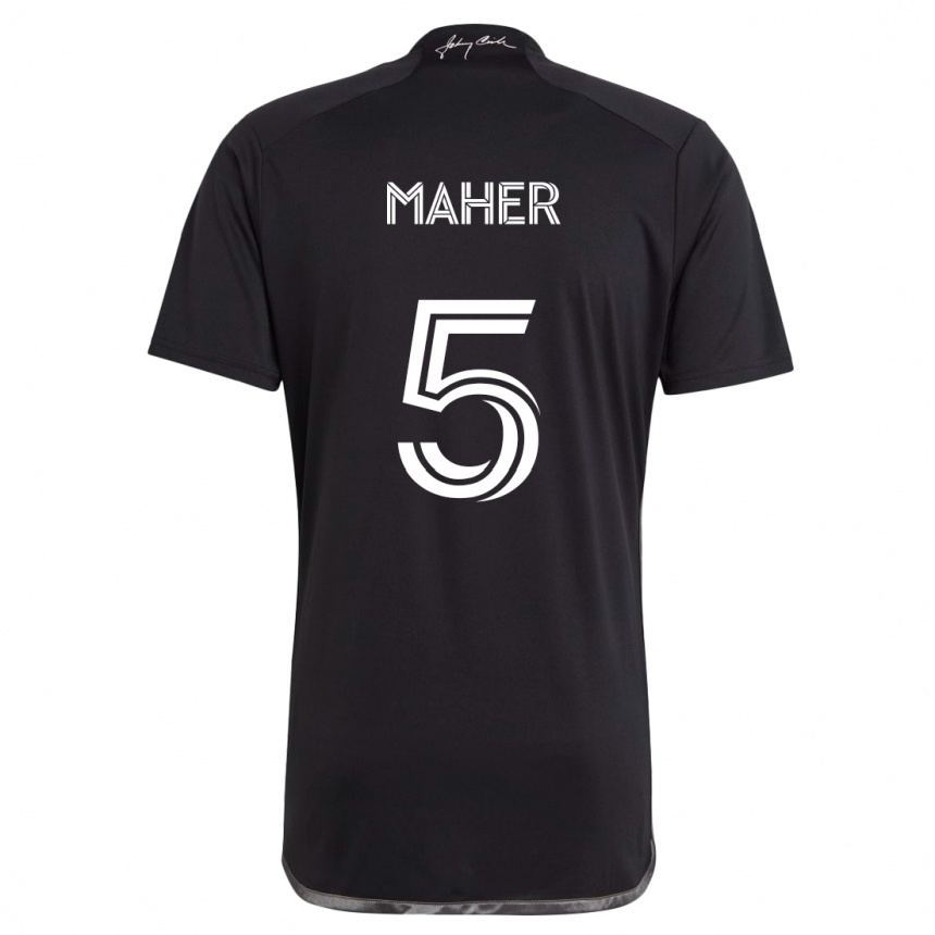 Niño Fútbol Camiseta Jack Maher #5 Negro 2ª Equipación 2024/25 Argentina