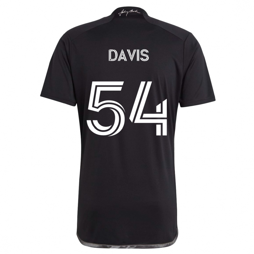 Niño Fútbol Camiseta Sean Davis #54 Negro 2ª Equipación 2024/25 Argentina