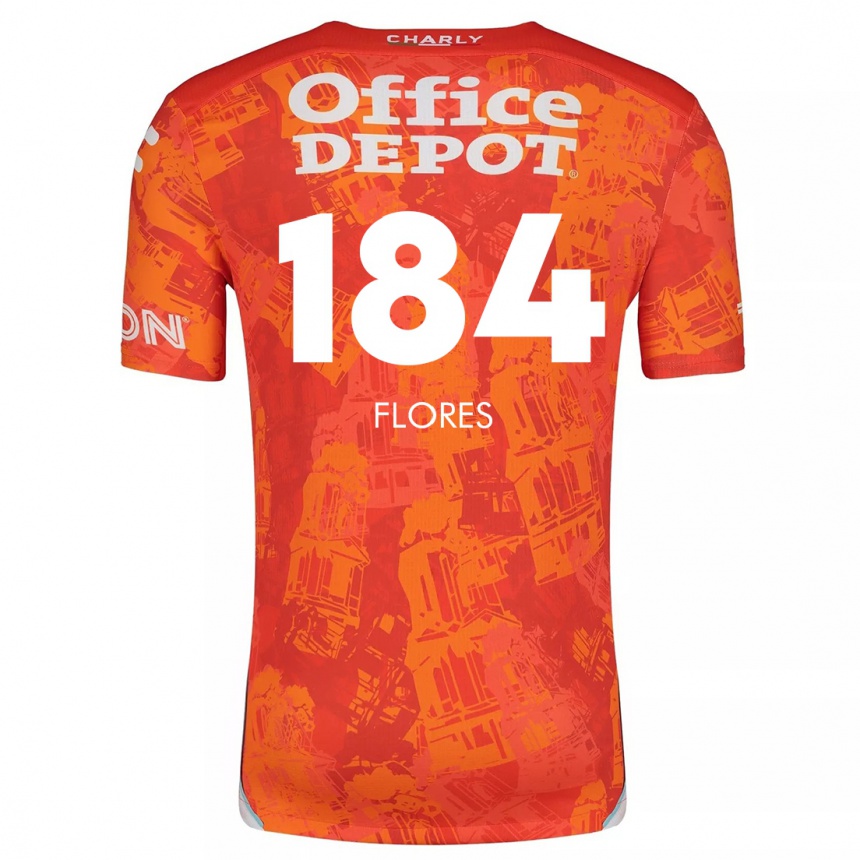 Niño Fútbol Camiseta Jason Flores #184 Naranja Blanco 2ª Equipación 2024/25 Argentina