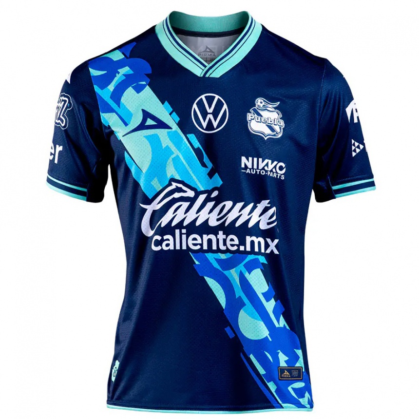 Niño Fútbol Camiseta Samantha Martínez #14 Azul Marino 2ª Equipación 2024/25 Argentina