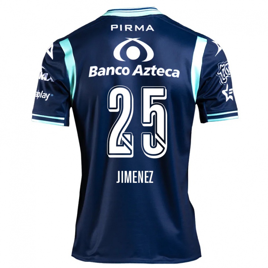 Niño Fútbol Camiseta Miguel Jiménez #25 Azul Marino 2ª Equipación 2024/25 Argentina