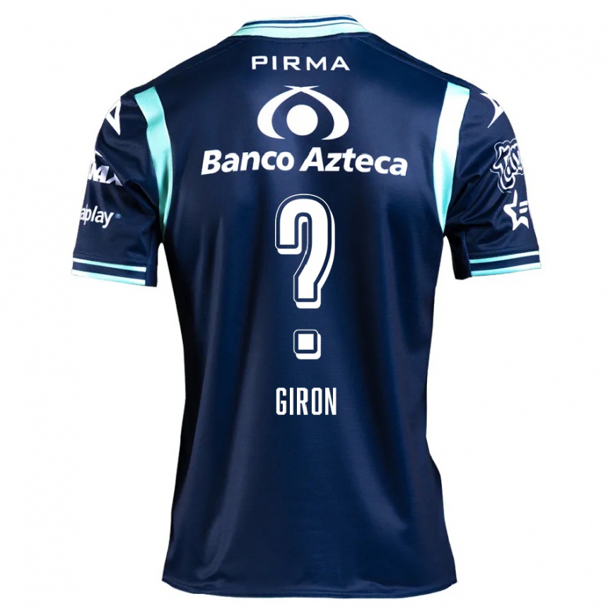 Niño Fútbol Camiseta Randall Girón #0 Azul Marino 2ª Equipación 2024/25 Argentina