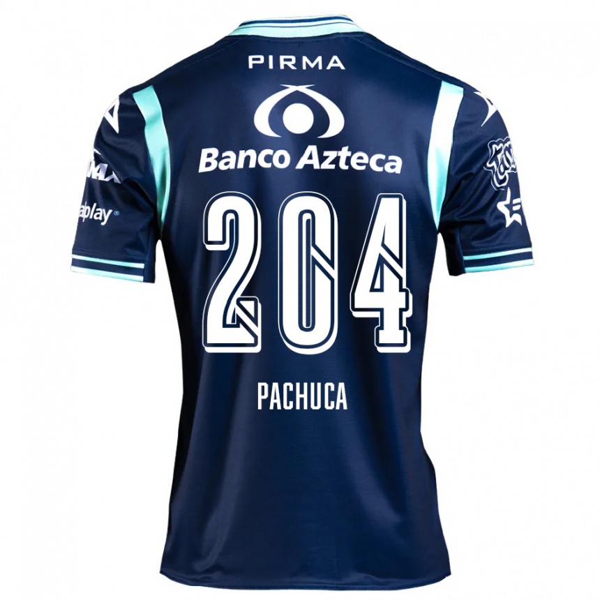 Niño Fútbol Camiseta José Pachuca #204 Azul Marino 2ª Equipación 2024/25 Argentina