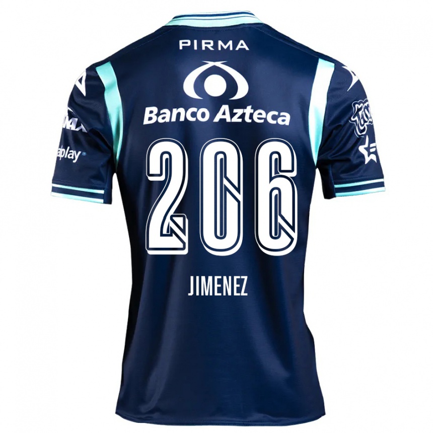 Niño Fútbol Camiseta Leonardo Jiménez #206 Azul Marino 2ª Equipación 2024/25 Argentina