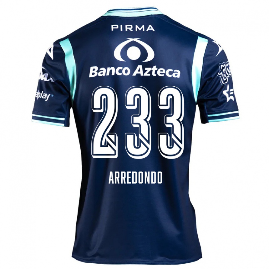 Niño Fútbol Camiseta Ángel Arredondo #233 Azul Marino 2ª Equipación 2024/25 Argentina