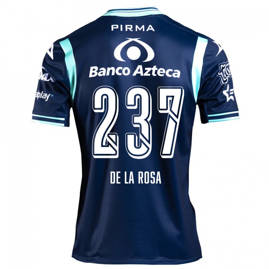 Niño Fútbol Camiseta Álvaro De La Rosa #237 Azul Marino 2ª Equipación 2024/25 Argentina