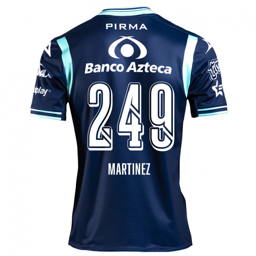 Niño Fútbol Camiseta Juan Martínez #249 Azul Marino 2ª Equipación 2024/25 Argentina