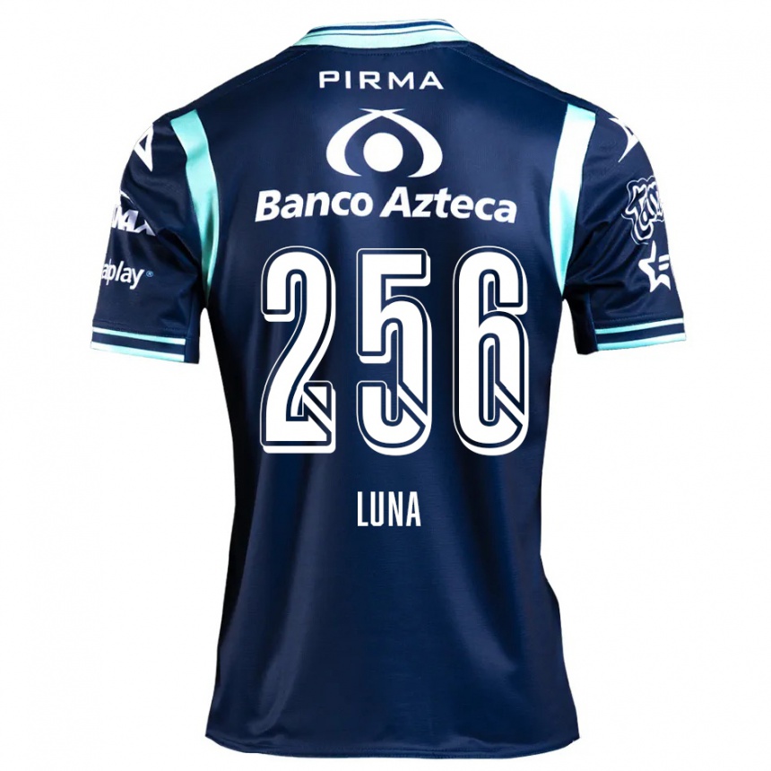 Niño Fútbol Camiseta Ángel Luna #256 Azul Marino 2ª Equipación 2024/25 Argentina