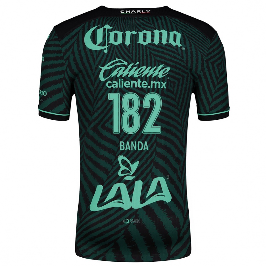 Niño Fútbol Camiseta Iker Banda #182 Verde Negro 2ª Equipación 2024/25 Argentina