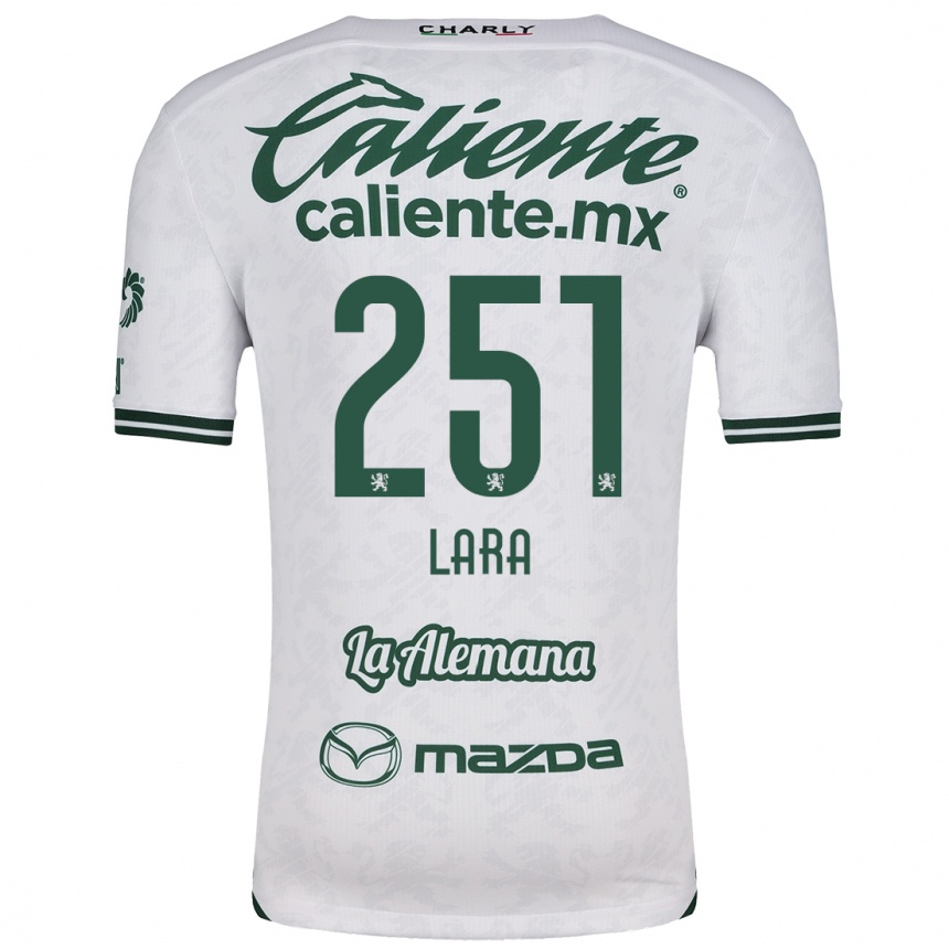 Niño Fútbol Camiseta Tristán Lara #251 Blanco Verde 2ª Equipación 2024/25 Argentina