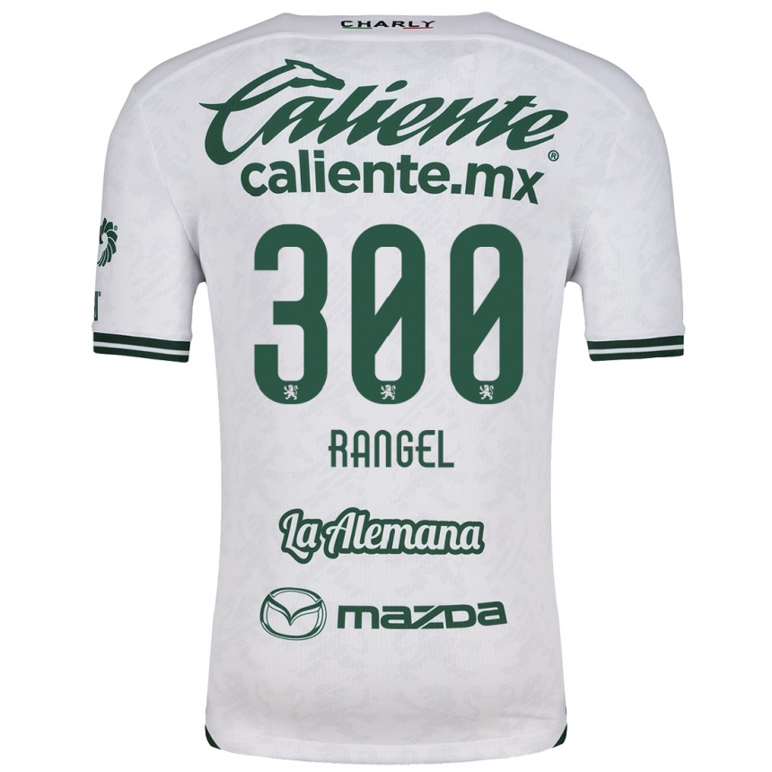 Niño Fútbol Camiseta Luis Rangel #300 Blanco Verde 2ª Equipación 2024/25 Argentina