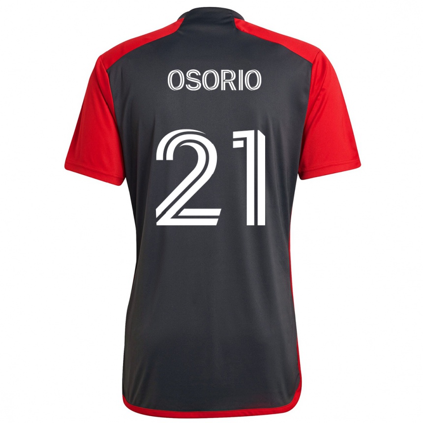 Hombre Fútbol Camiseta Jonathan Osorio #21 Rojo Grayn 1ª Equipación 2024/25 Argentina