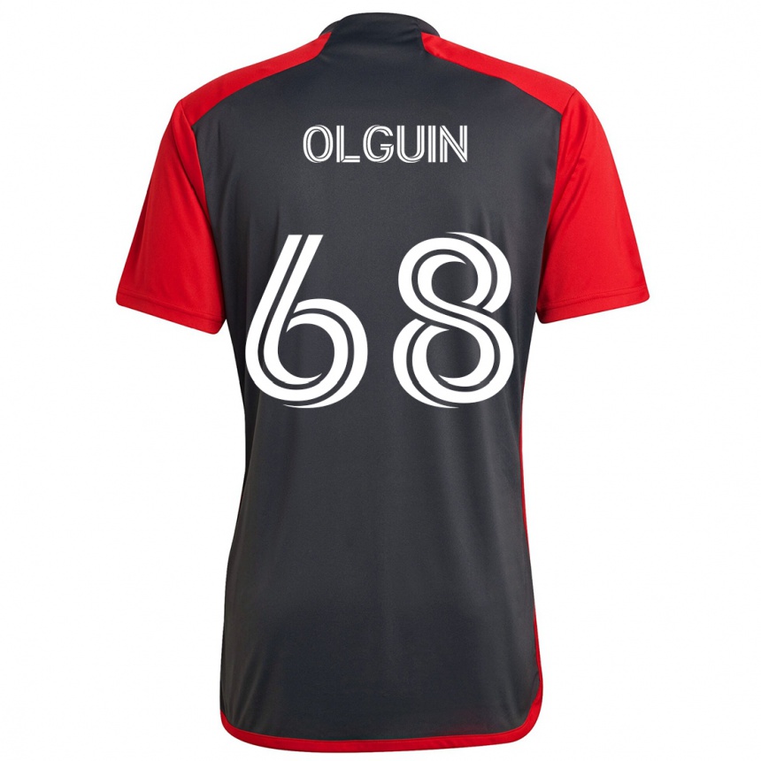 Hombre Fútbol Camiseta Lucas Olguin #68 Rojo Grayn 1ª Equipación 2024/25 Argentina