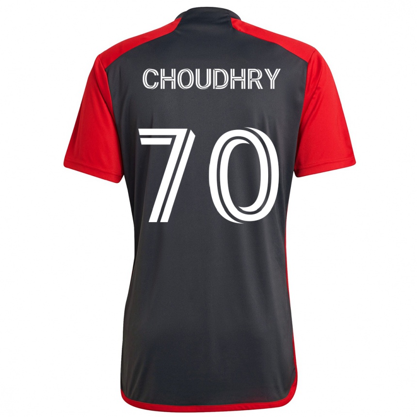 Hombre Fútbol Camiseta Benjamin Choudhry #70 Rojo Grayn 1ª Equipación 2024/25 Argentina