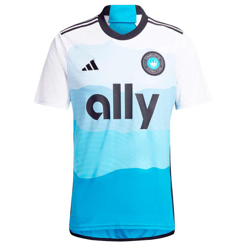 Hombre Fútbol Camiseta Jeyden Arboleda #0 Azul Blanco 1ª Equipación 2024/25 Argentina