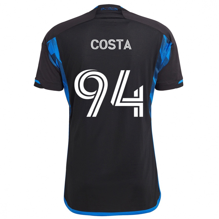 Hombre Fútbol Camiseta Vítor Costa #94 Azul Negro 1ª Equipación 2024/25 Argentina