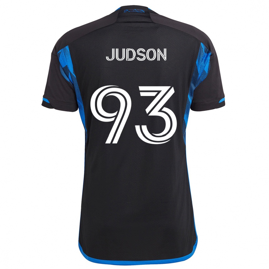 Hombre Fútbol Camiseta Judson #93 Azul Negro 1ª Equipación 2024/25 Argentina