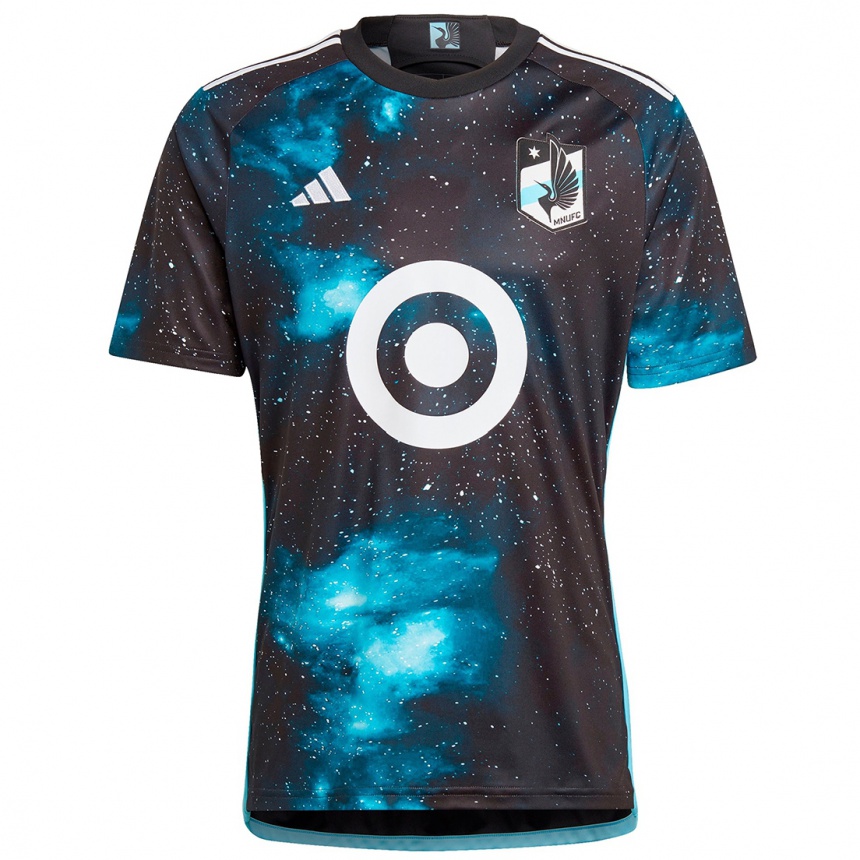 Hombre Fútbol Camiseta Jordan Adebayo-Smith #99 Azul Negro 1ª Equipación 2024/25 Argentina