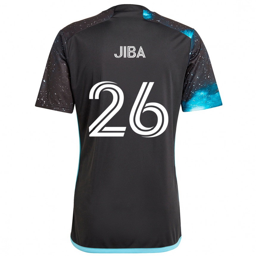 Hombre Fútbol Camiseta Ryen Jiba #26 Azul Negro 1ª Equipación 2024/25 Argentina