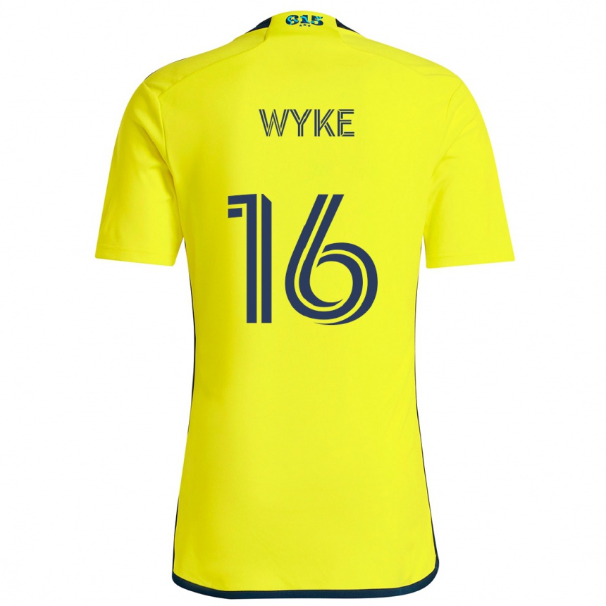 Hombre Fútbol Camiseta Laurence Wyke #16 Amarillo Azul 1ª Equipación 2024/25 Argentina