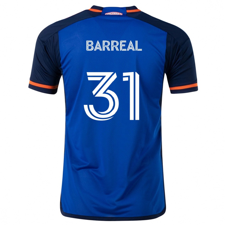 Hombre Fútbol Camiseta Álvaro Barreal #31 Azul Blanco 1ª Equipación 2024/25 Argentina