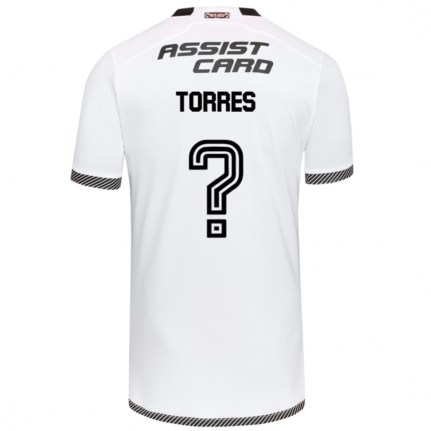 Hombre Fútbol Camiseta Bruno Torres #0 Blanco Negro 1ª Equipación 2024/25 Argentina