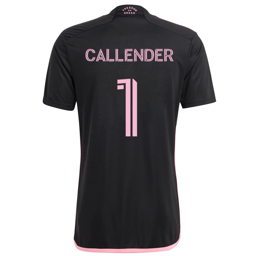 Hombre Fútbol Camiseta Drake Callender #1 Negro 2ª Equipación 2024/25 Argentina